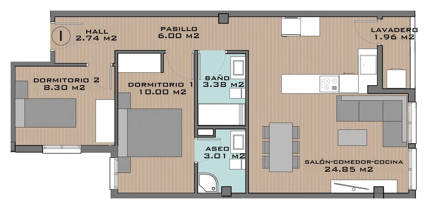 View plan: Apartment I