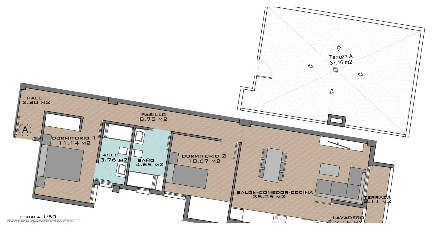 View plan: Apartment A