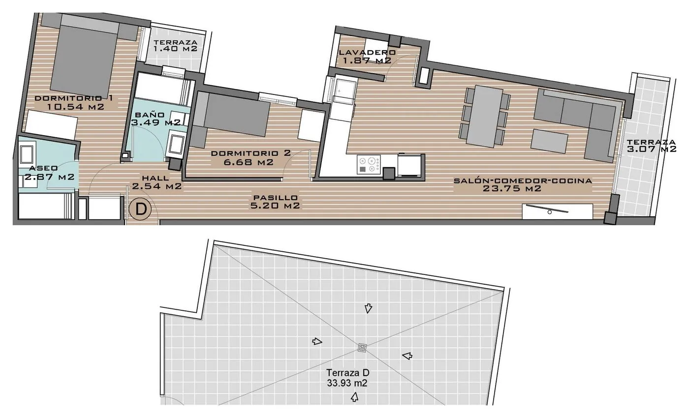 View plan: Apartment D