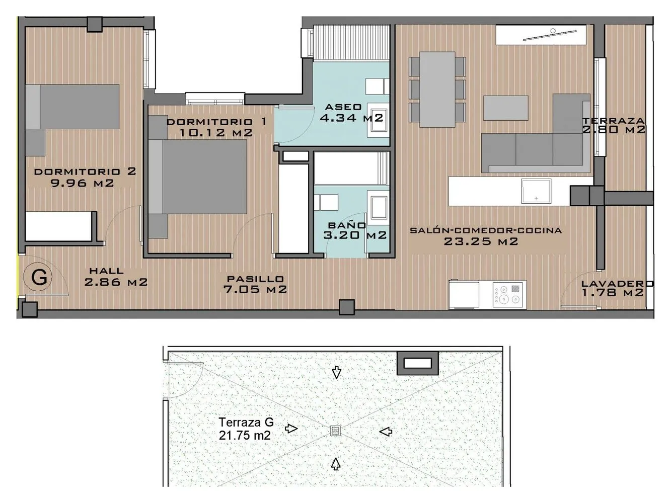 View plan: Apartment G